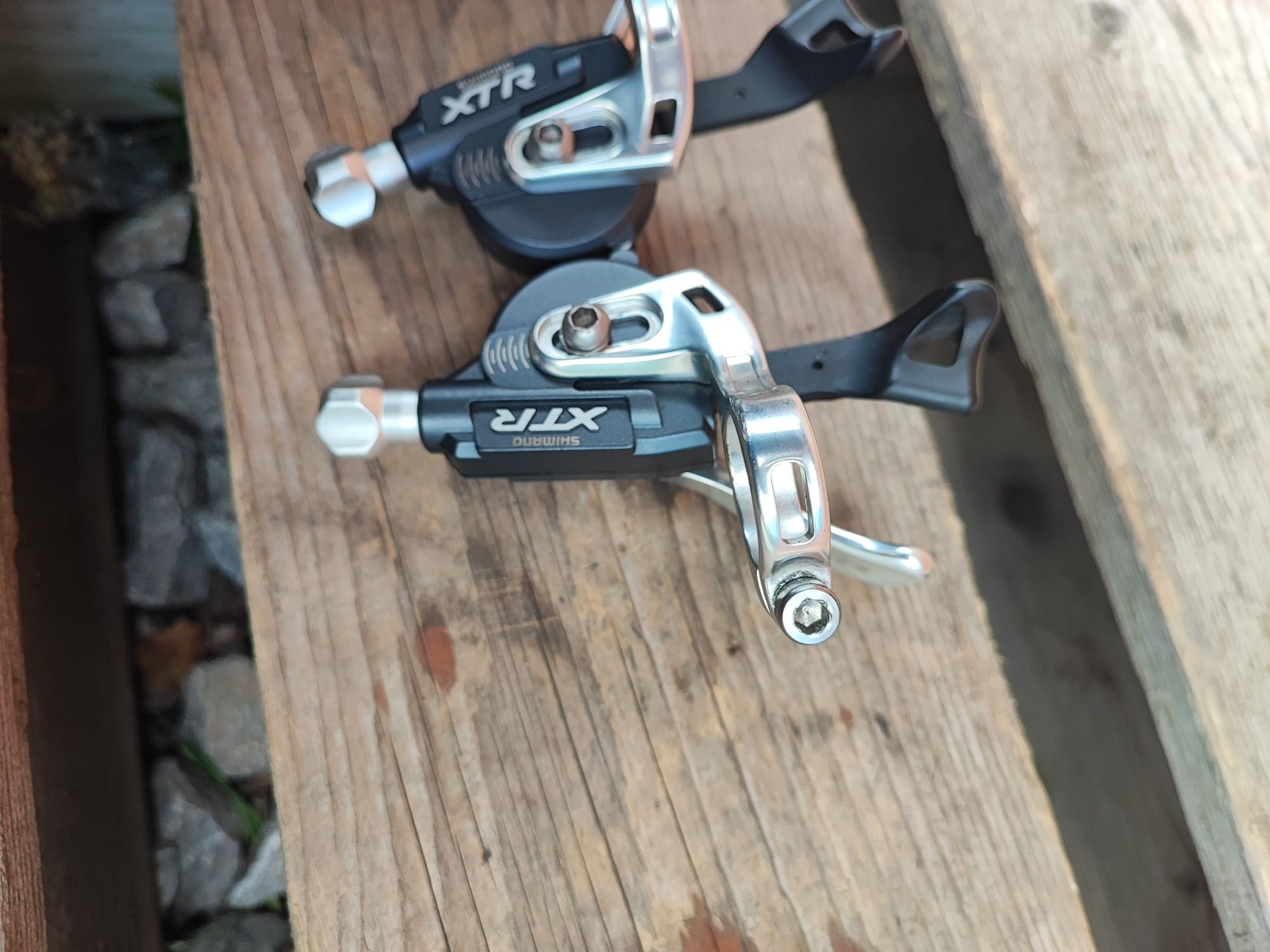 Manetki rowerowe Shimano XTR m970 3x9 retro mtb klasyk