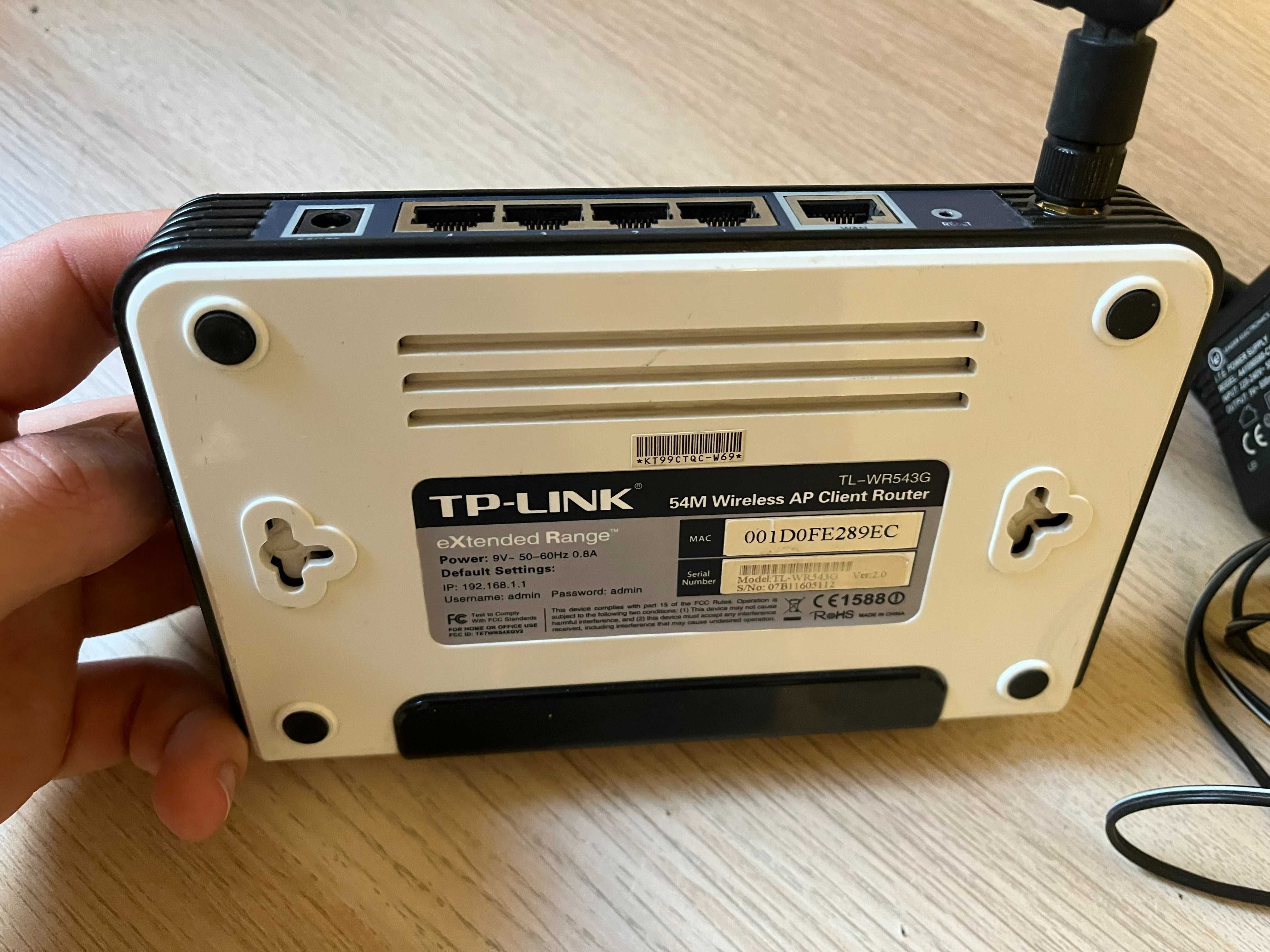 Router TP-LINK TL-WT543G eXtended Range tani dobry