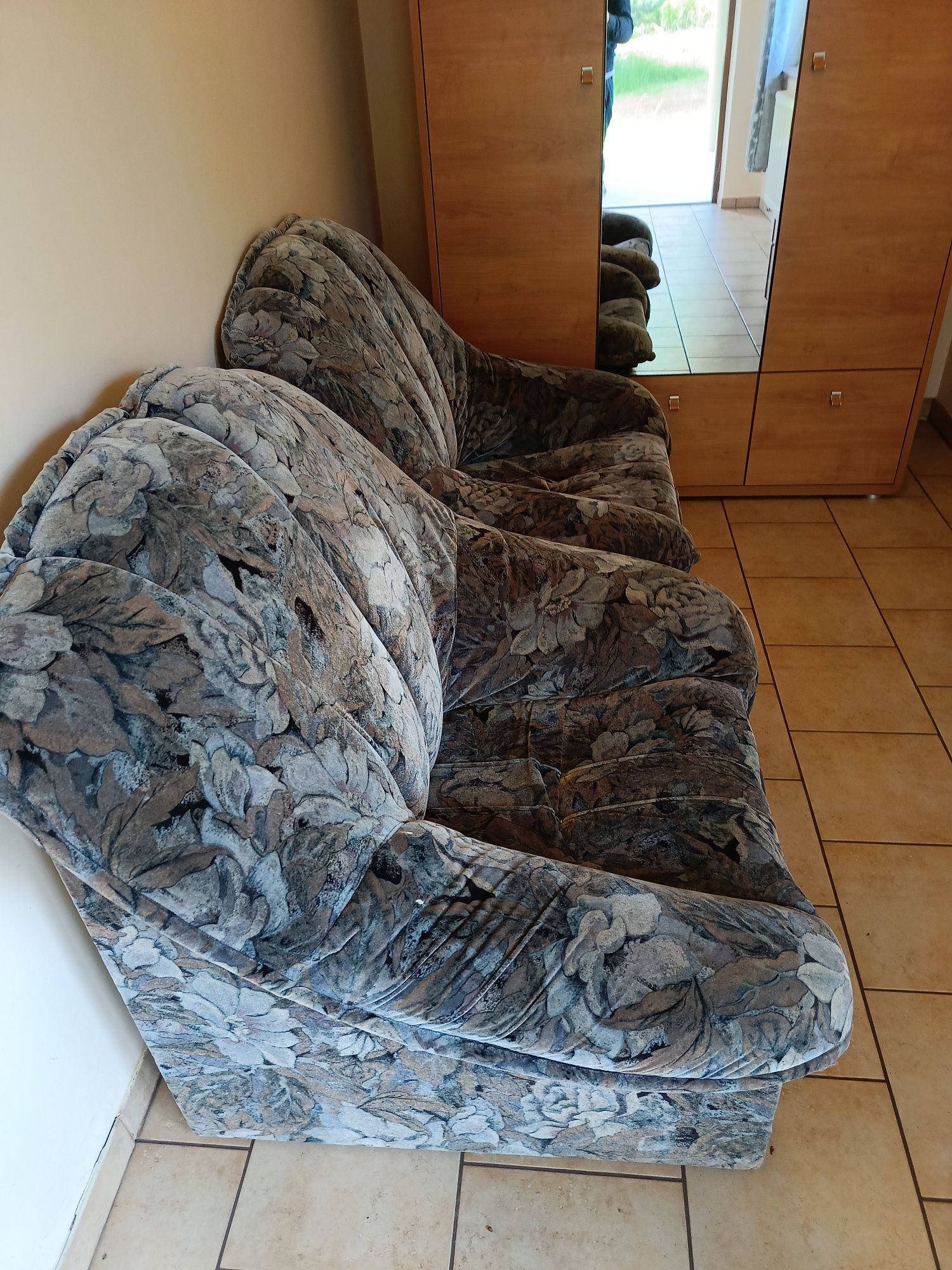Zestaw lub pojedynczo: Łóżko 160, skórzana kanapa, sofa i fotele