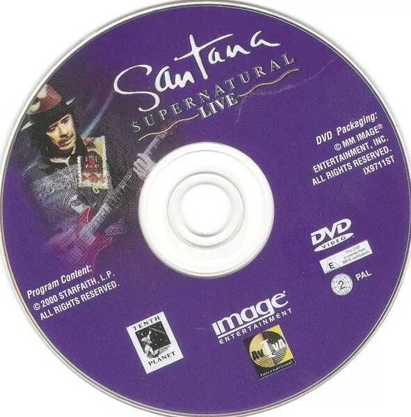 SANTANA - Supernatural - LIVE - DVD