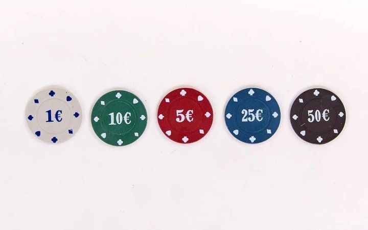 Набір для покеру 500 фішок в олов'яному кейсі Poker Chips 3006