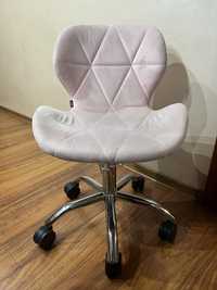 krzesło fotel obrotowy dziecięcy różowy