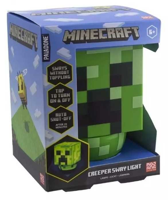 Lampka Minecraft Creeper Licencja Kołysząca się * Video-Play Wejherowo