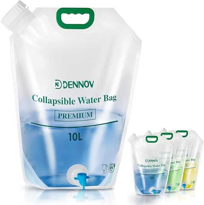 Składany kanister na wodę 3×10L – camping, outdoor, awaryjny