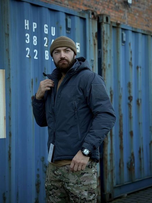 Зимова мембрана куртка Level7 сіра. Левел 7. Тактична куртка пуховик