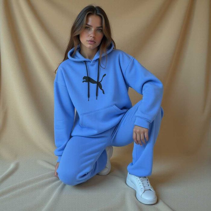 Спортивний костюм на флісі жіночий, утеплений Puma