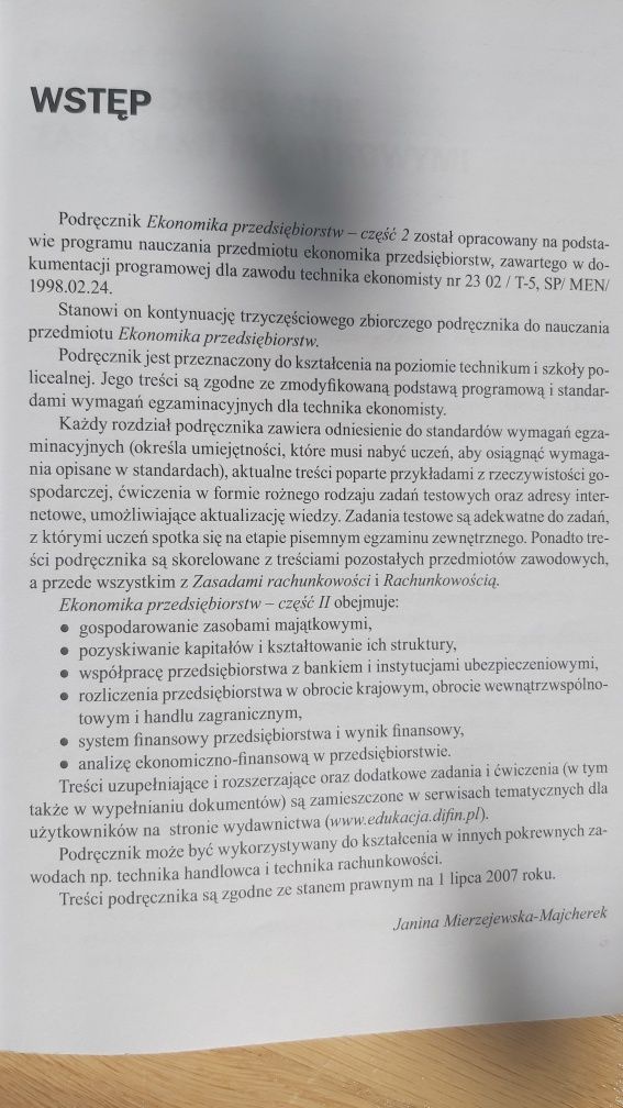 Ekonomika przedsiębiorstw cz.2