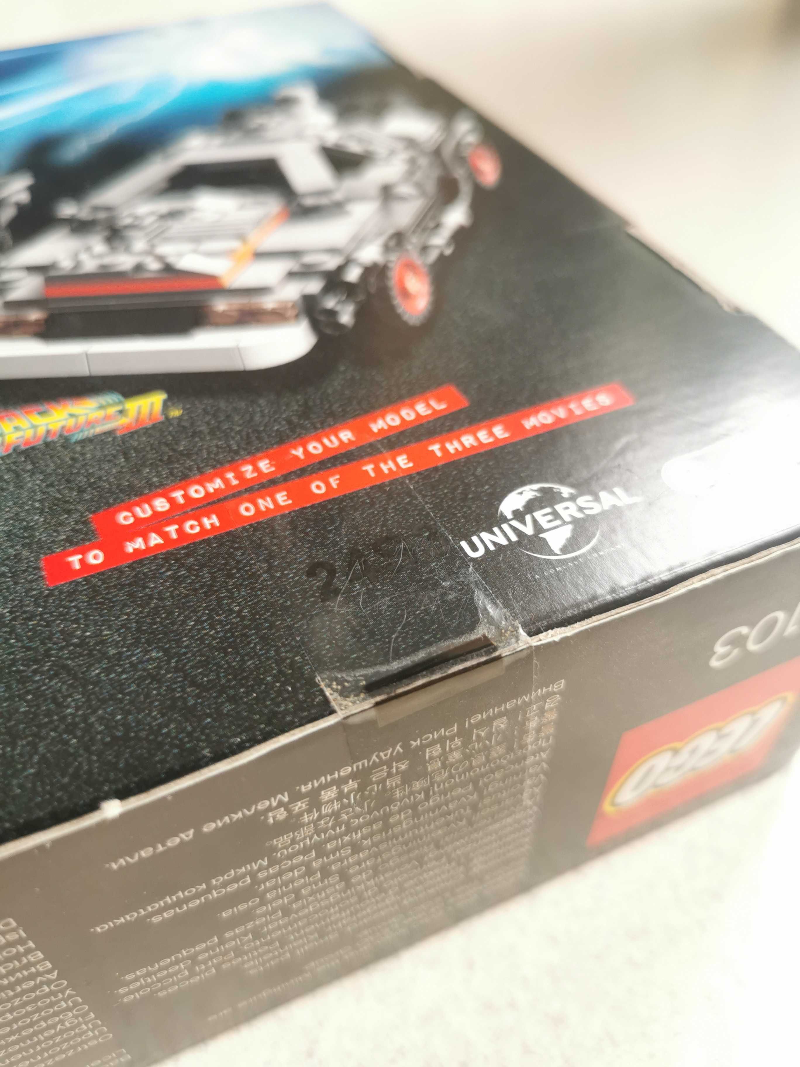 LEGO 21103 Cuusoo Ideas Wehikuł Czasu Delorean NOWY Ideał