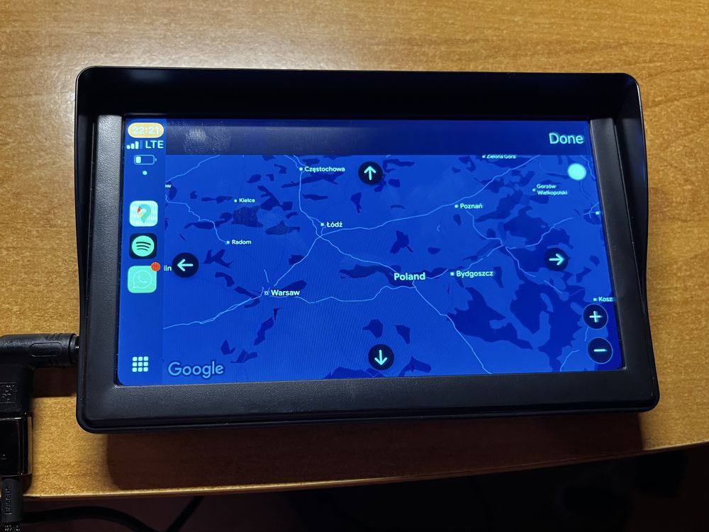 Ekran do Apple Carplay/Android Auto
