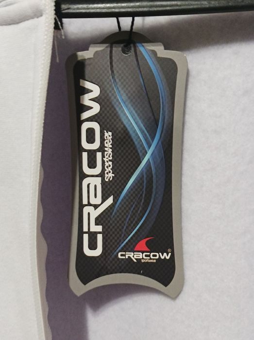 Біле зіп-худі Cracow на флісі