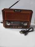 Radio kuchenne FM głośnik bluetooth usb I karta vintage solar akumul