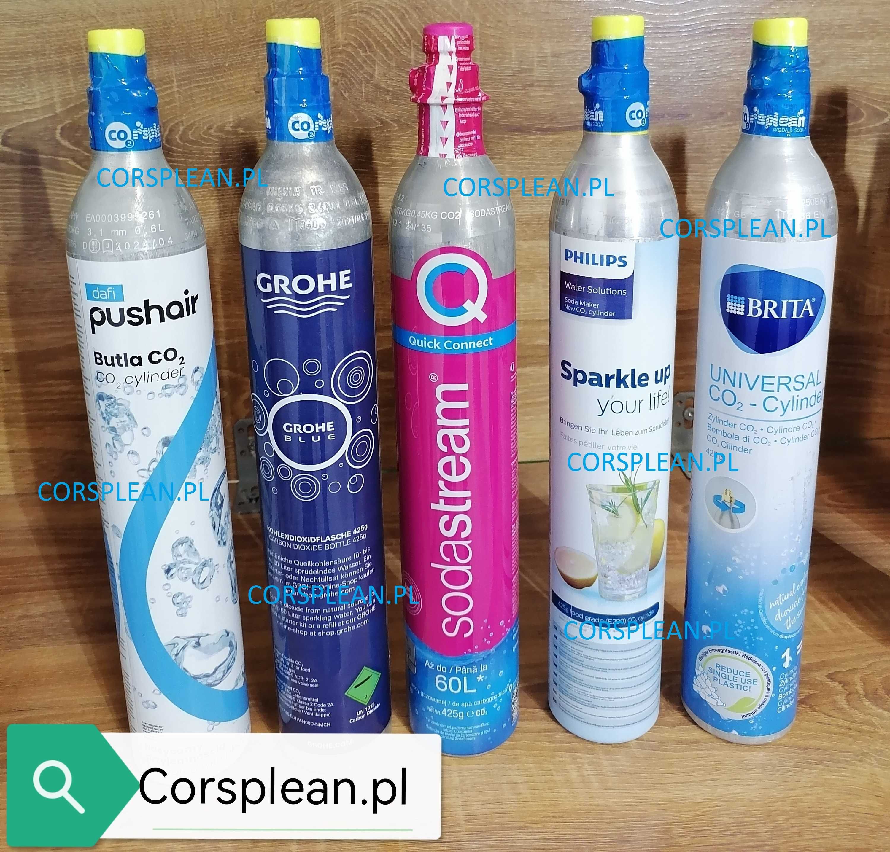 ARMII KRAJ. Butla nabój CO2 do saturatora m.in.Philips Sodastream Dafi