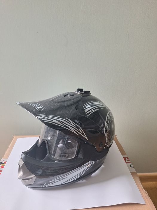 Kask szczekowy rowerowy / kross z uchwytem na Go pro