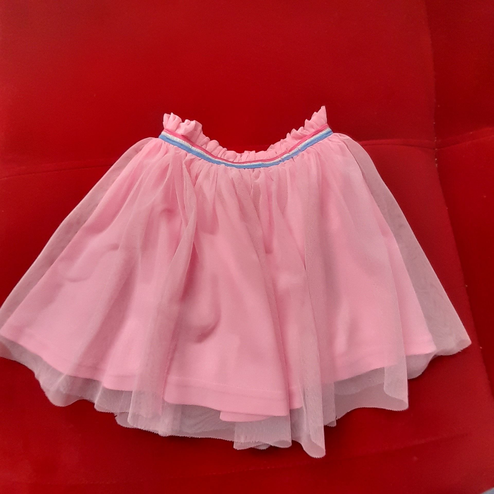Spódnica dla dziewczynki, różowa,  rozmiar 110.