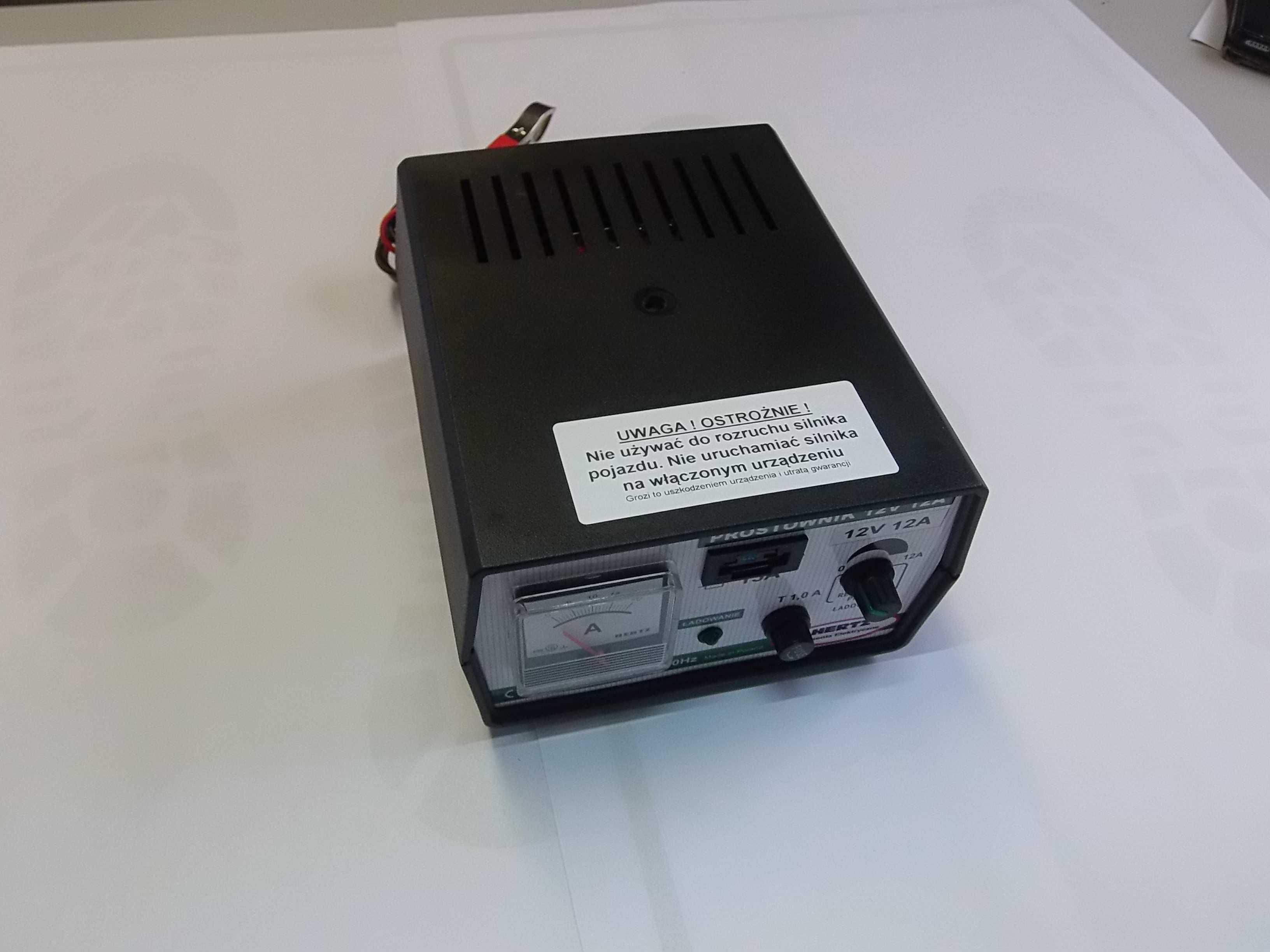 Prostownik Samochodowy HERTZ 12V 12A PRODUKT POLSKI Wysoka Jakość !!!