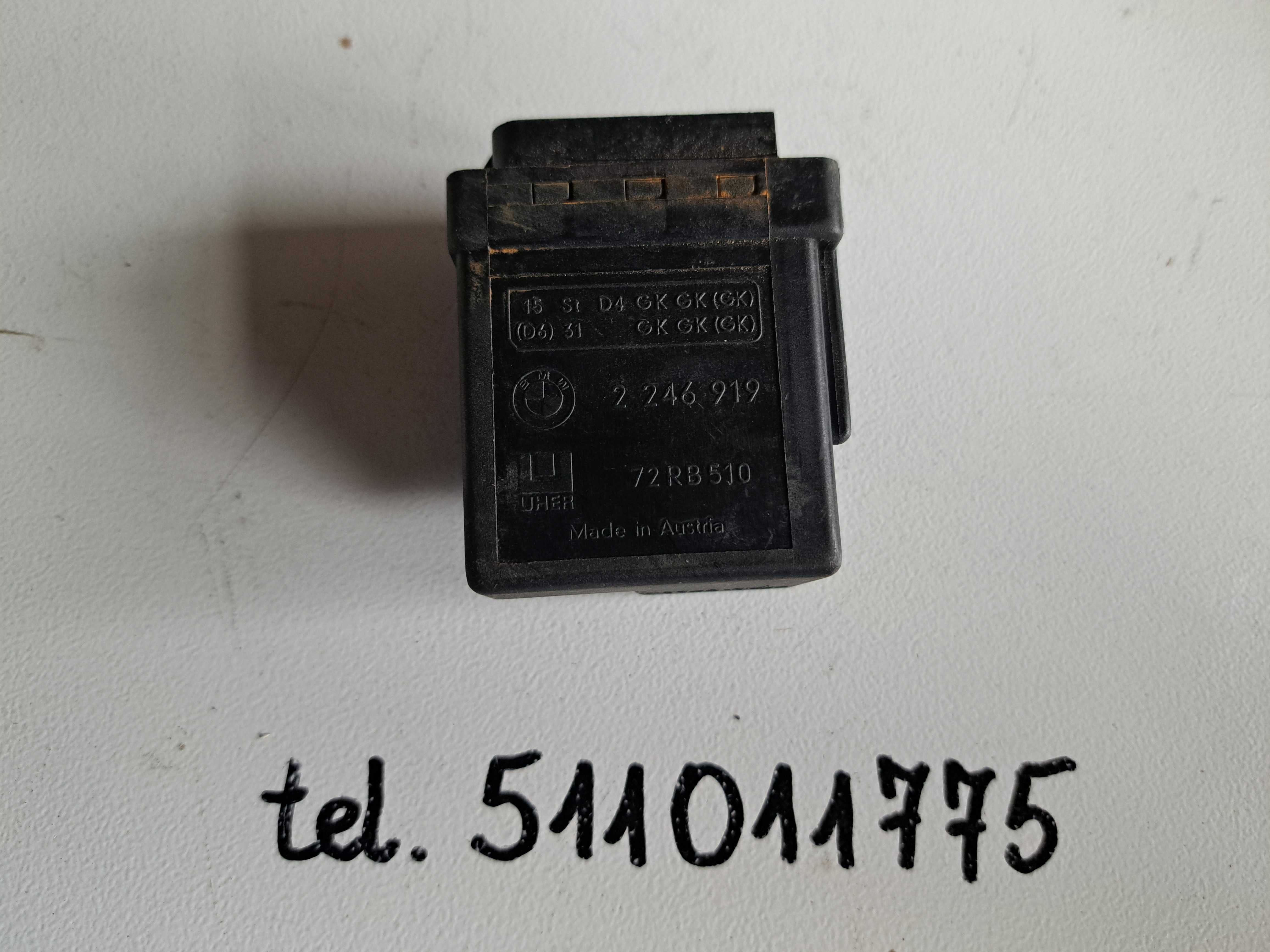 Moduł przekaźnik 2246 świec 919 żarowych BMW e39