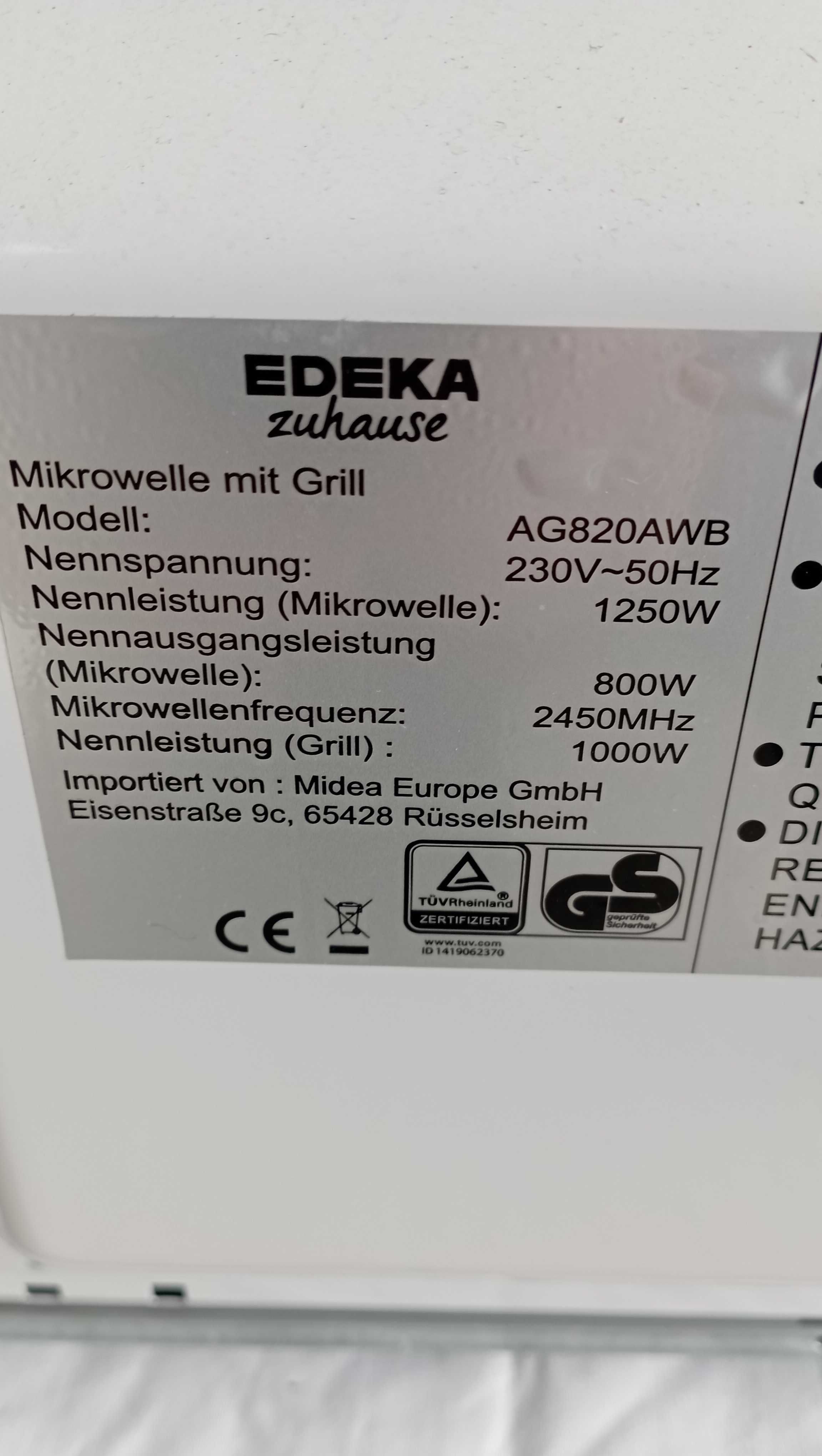 Немецкая профессиональная микроволновка Edeka