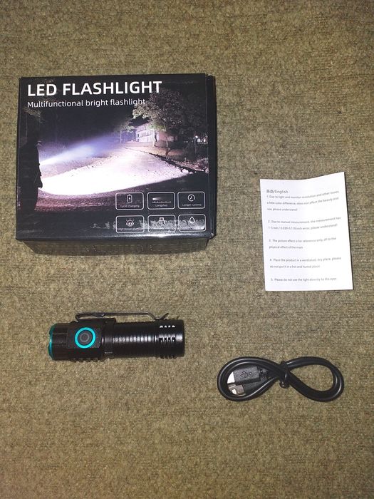 Latarka taktyczna LED,militaria,survival,turystyka,wojskowe,policja,