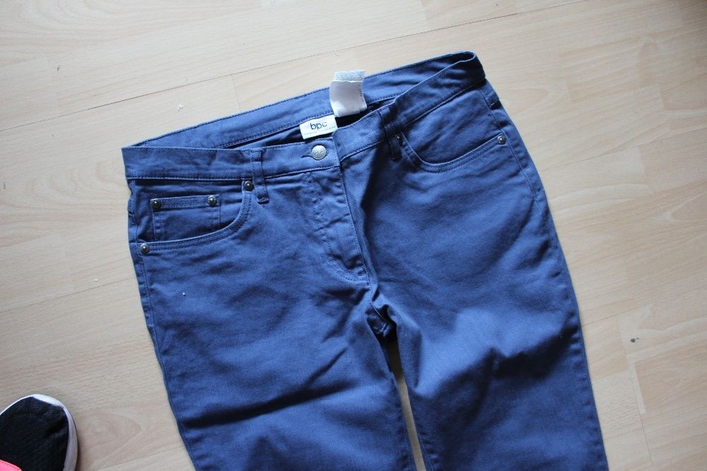jeansy niebieskie spodnie rozm 40 Bon Prix