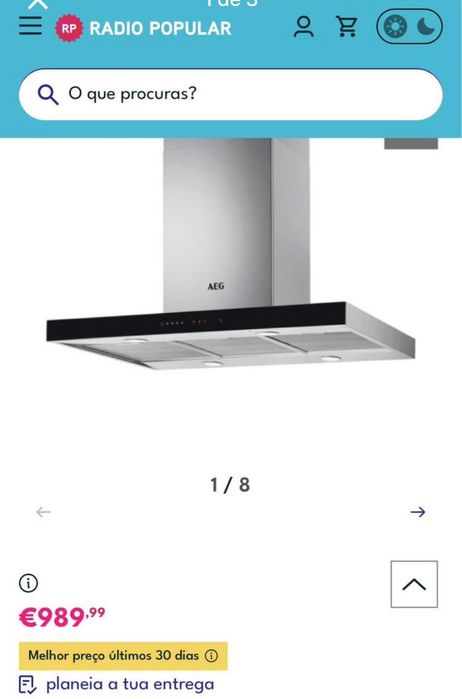 Exaustor AEG novo