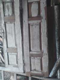 2 szt. Drzwi drewniane stare