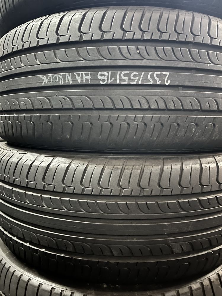 Шины лето б.у. 235/55 R18 Hankook OPTIMO K415 склад резины