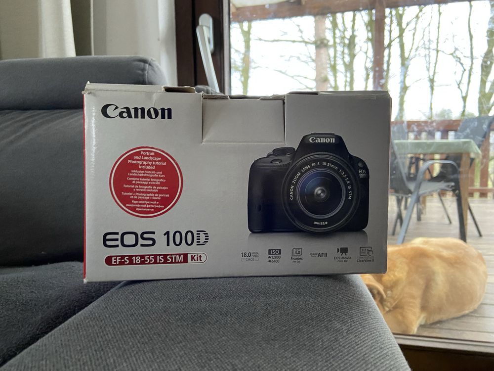 Canon 100 D i dwa obiektywy