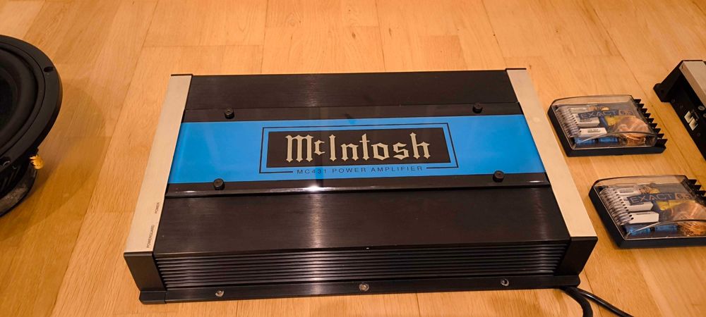 Sistema Som McIntosh / Alpine - Raridade Old School Car Audio