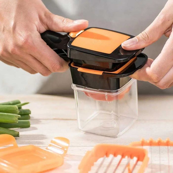 Овощерезка с контейнером 5 в 1 Nicer Dicer Quick