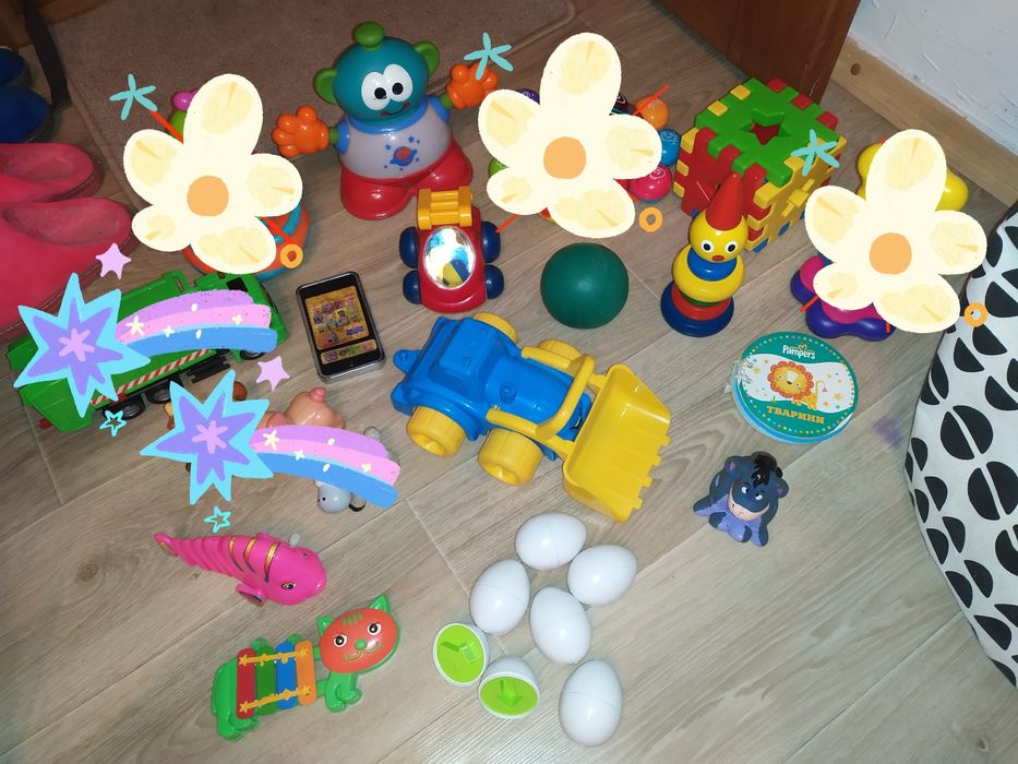 Игрушки пирамидка сортер машина