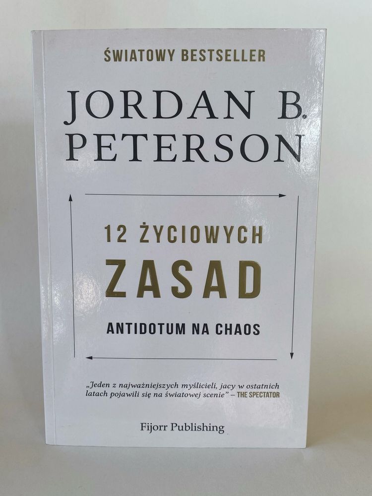 Książka „12 życiowych zasad” Jordan Peterson
