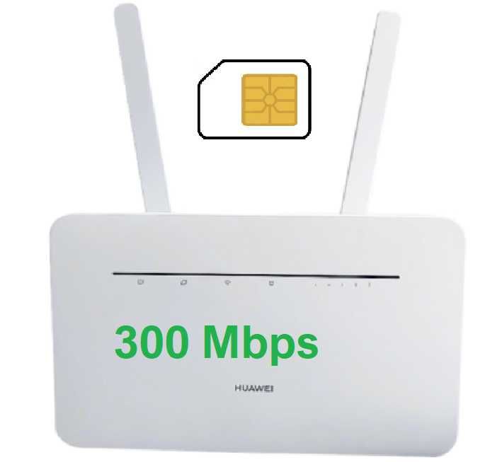 Huawei B535 Router 4G 3 pro bez simlock Anteny LTE cat7 wifi karta SIM