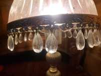 lampka lampa kryształowa