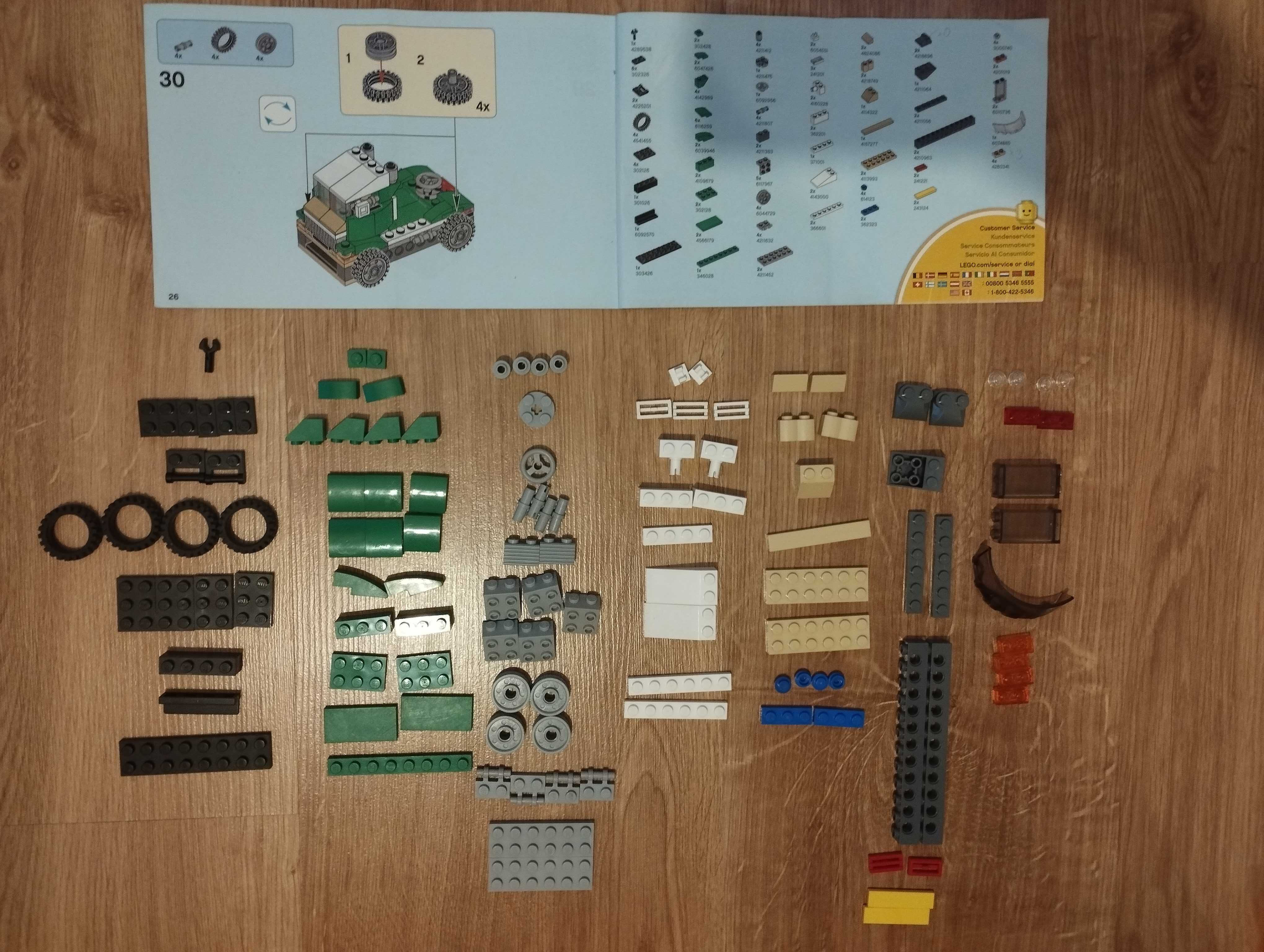 LEGO Creator 31056 - 3 w 1 Zielony Krążownik