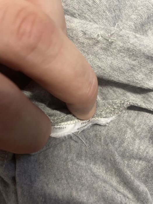 Koszulka basic Moncler z patką na ramieniu