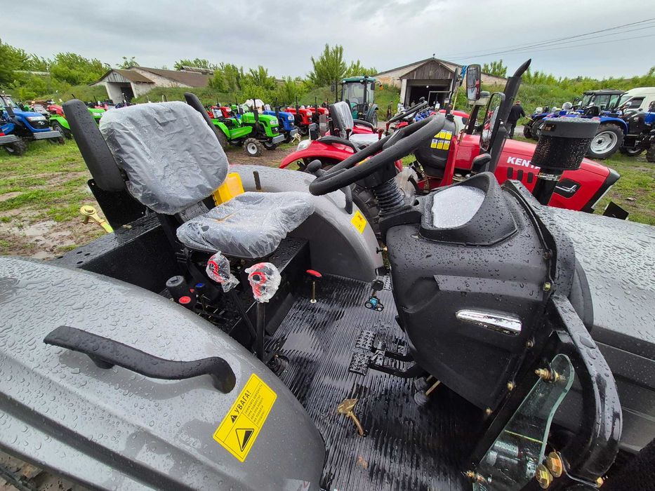 Трактор Скаут ТЕ 504 ровный пол везем к дому без предоплаты