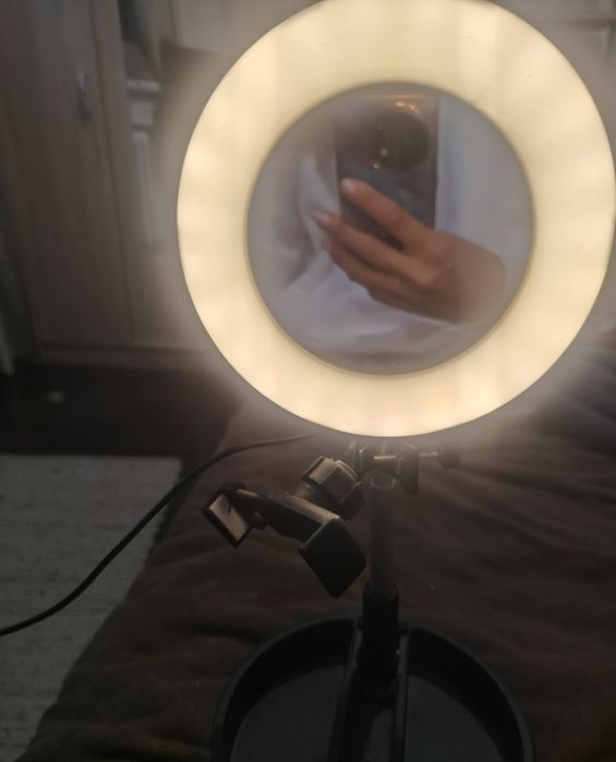 Селфі лампа кругла для фото