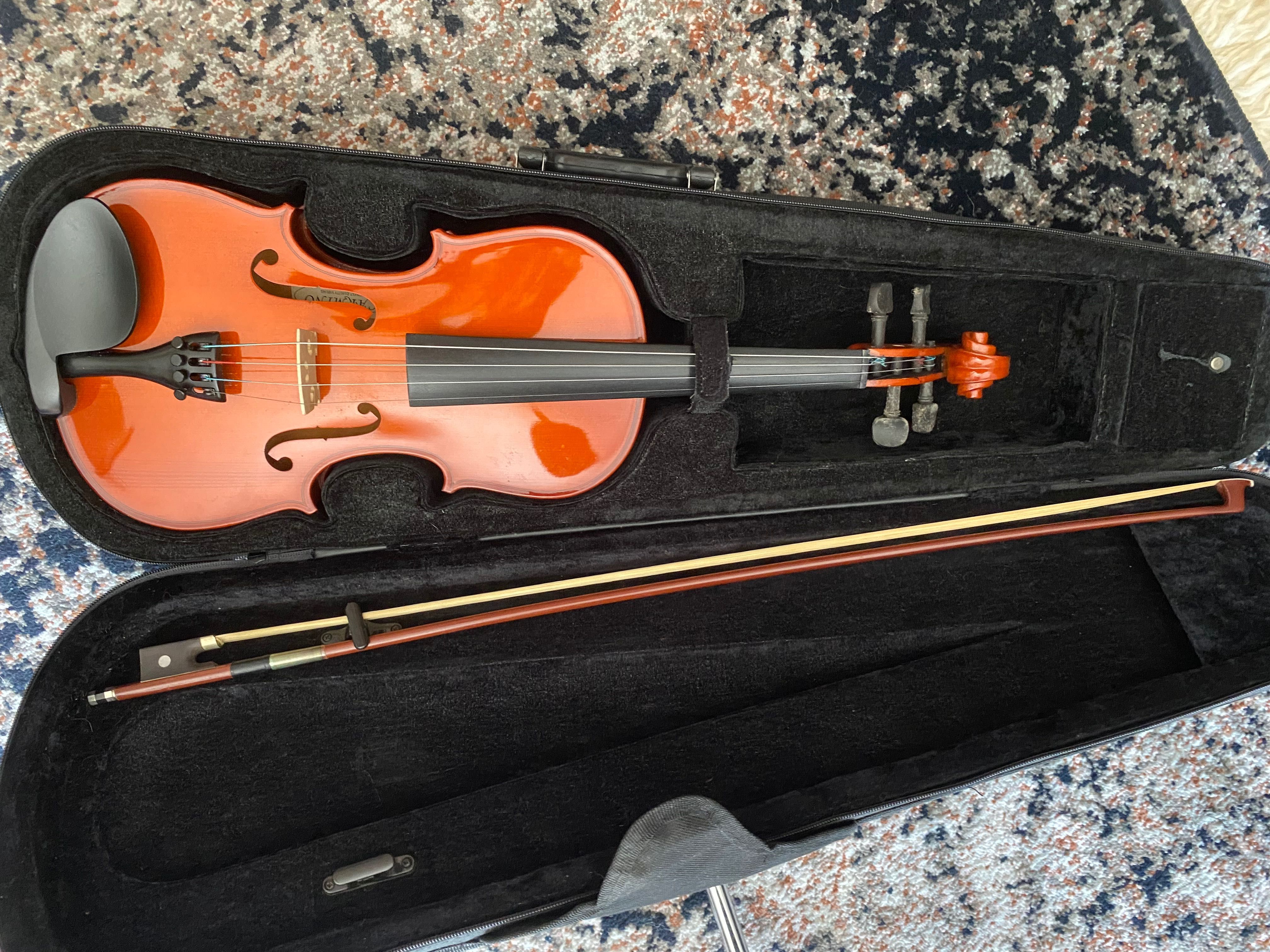 Violino com saco / caixa