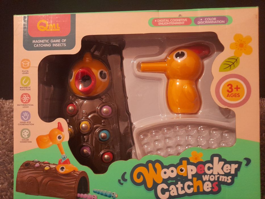 Магнітна розвиваюча гра черв'ячки