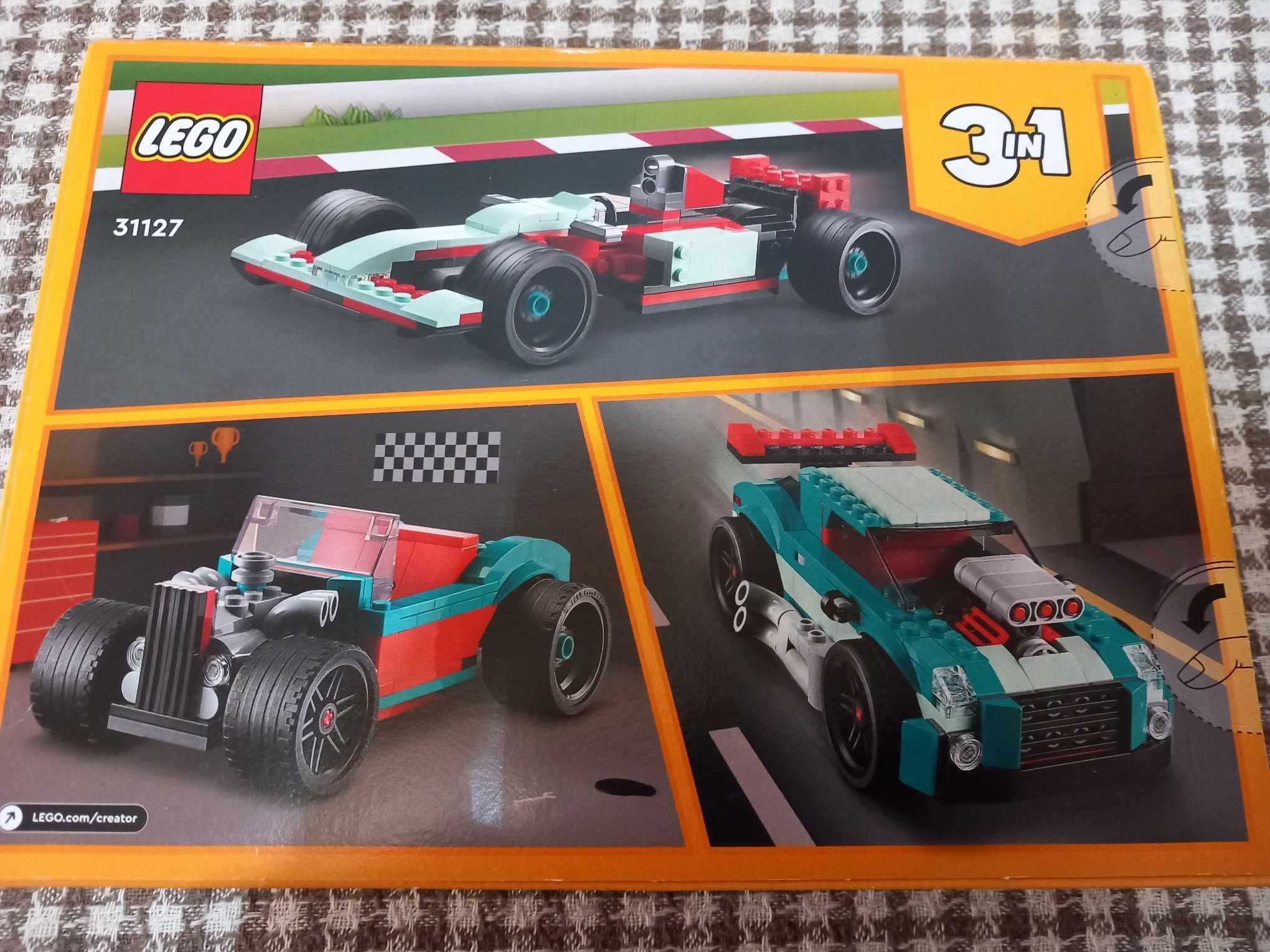 LEGO Creator 3 em 1 Street Racer NOVO com 10% desconto