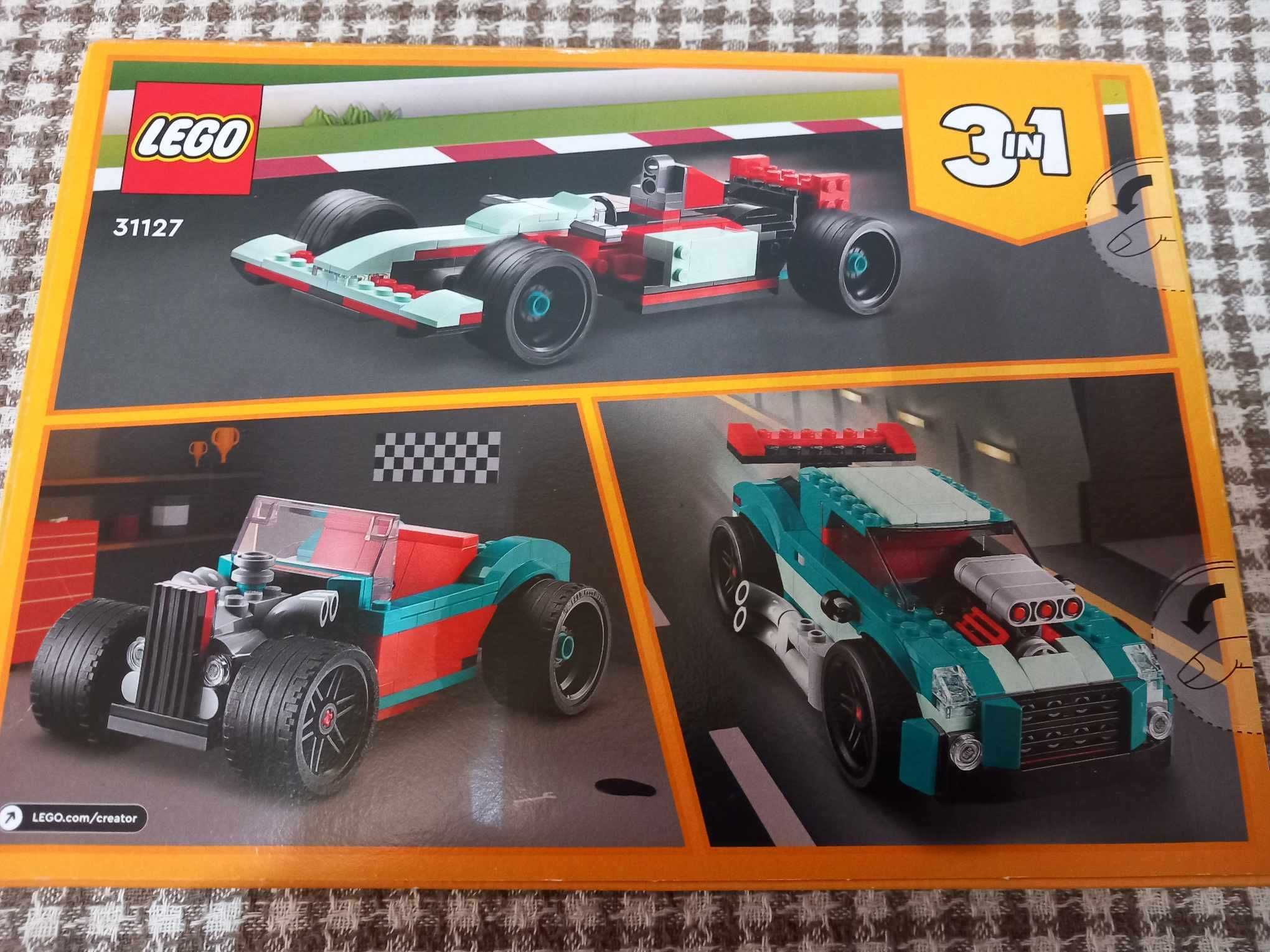 LEGO Creator 3 em 1 Street Racer NOVO com 15% desconto