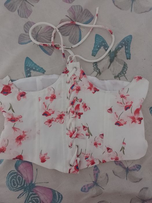 топ/корсет на завязках