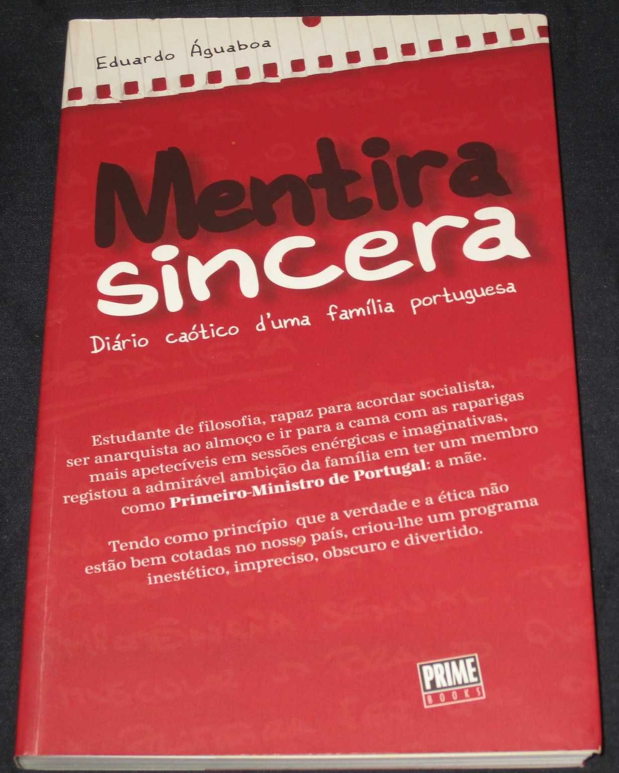 Livro Mentira Sincera Eduardo Águaboa