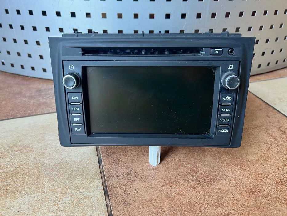 RADIO NAWIGACJA NAVI GPS MONITOR WYŚWIETLACZ SAAB 93 12841611