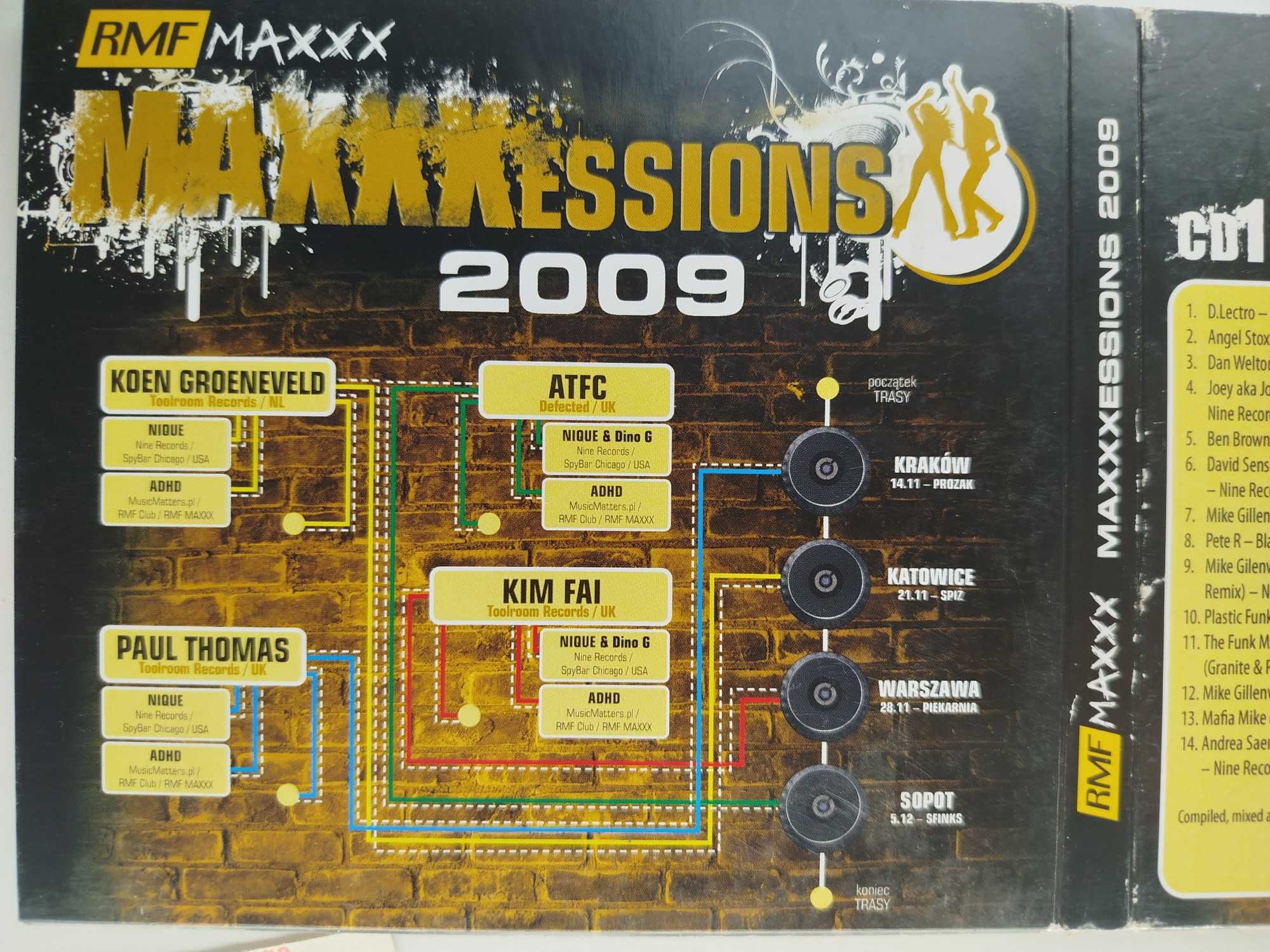 Maxxxessions 2009 RMF Maxxx 2CD Dj ADHD & NIQUE dipack opis