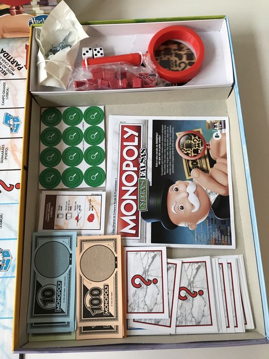 Jogo de Tabuleiro Monopólio Notas Falsas