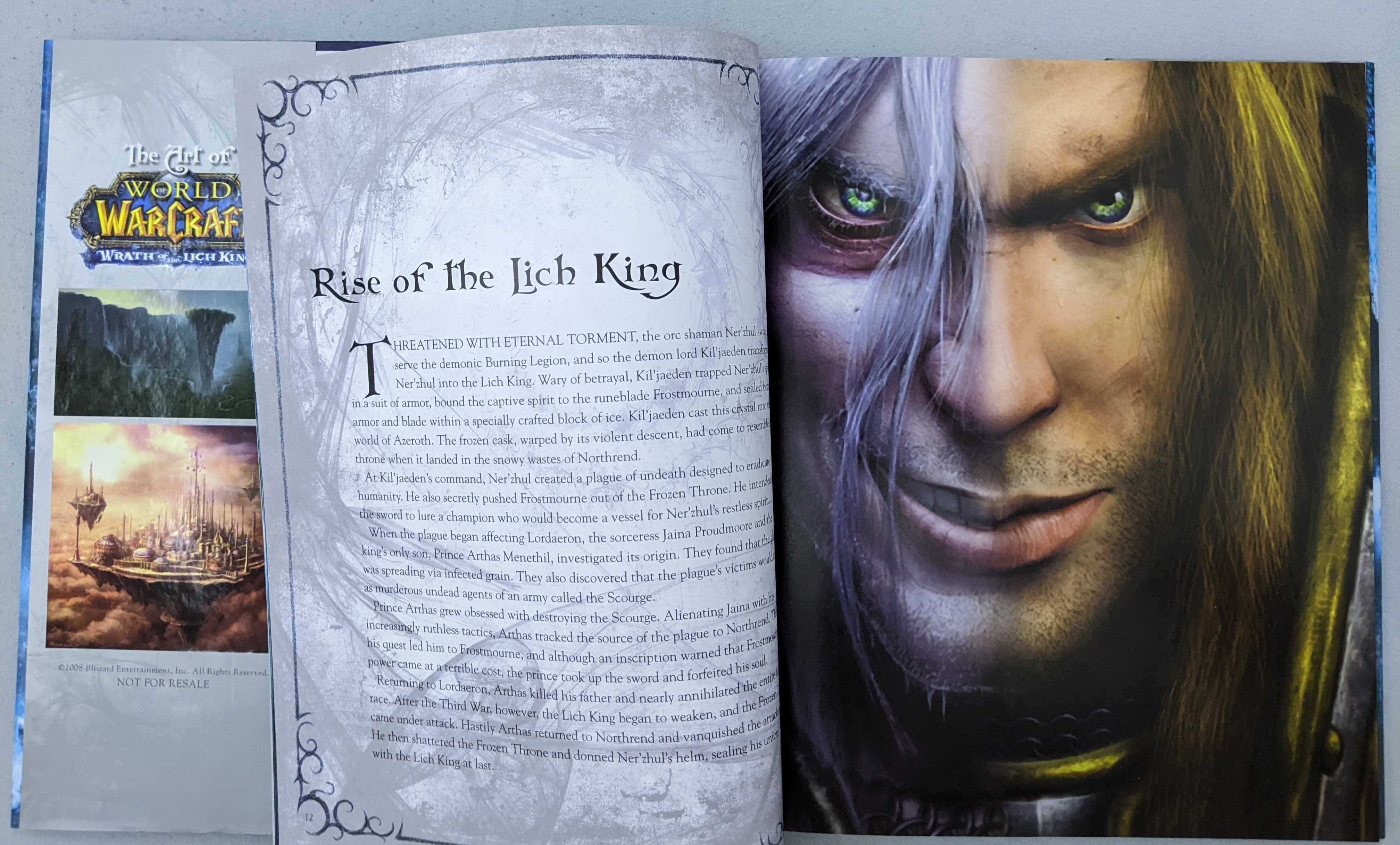 The Art Of World Of Warcraft - Wrath Of The Lich King Hardcover