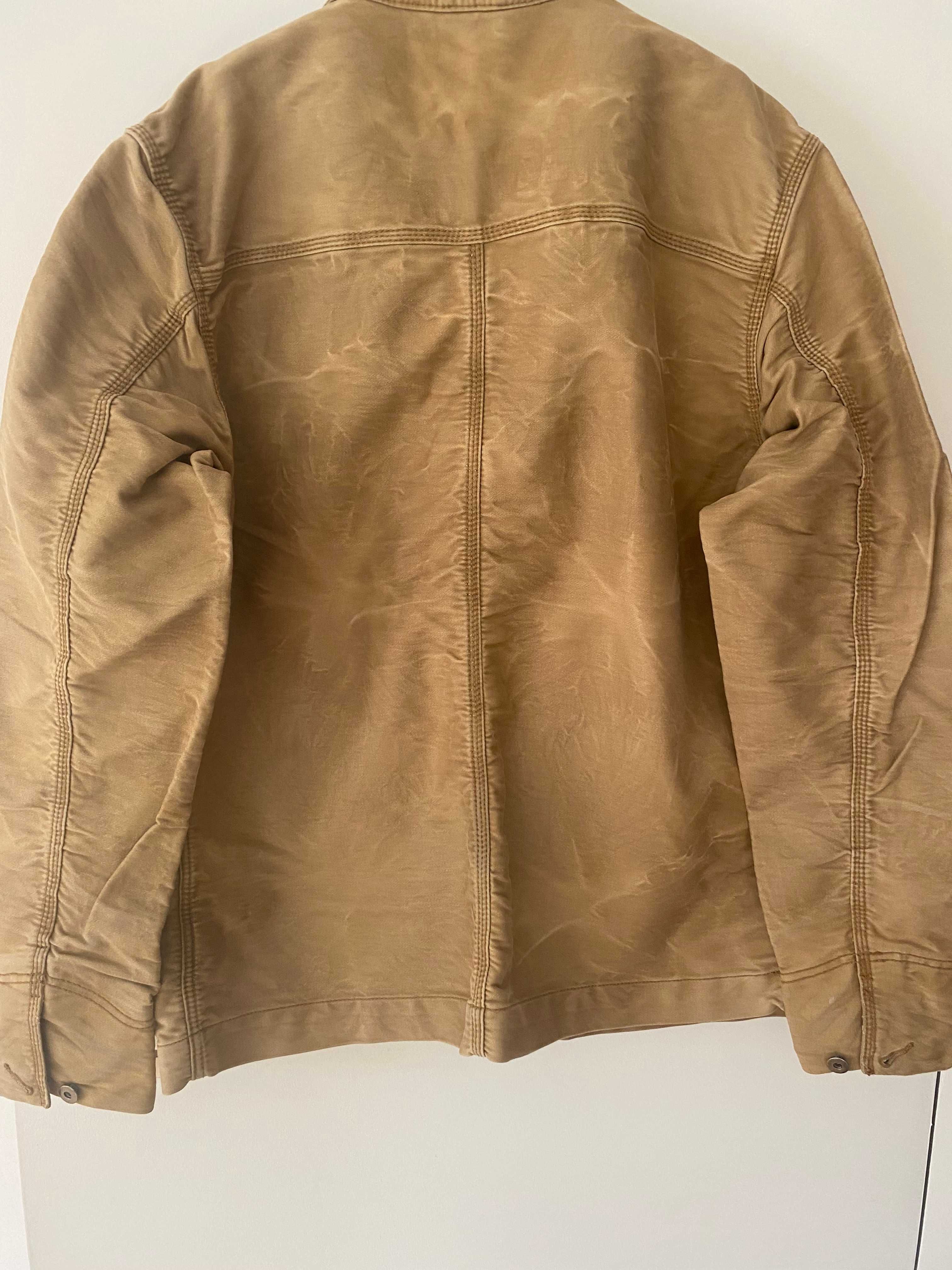 Młodzieżowa kurtka- 100% bawełna H&M + koszula C&A