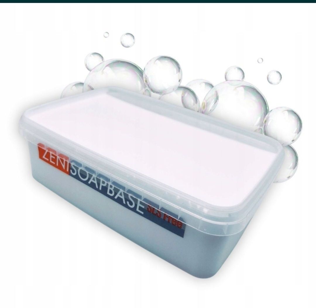 Baza mydlana biała 1kg + transparentn 1 kg