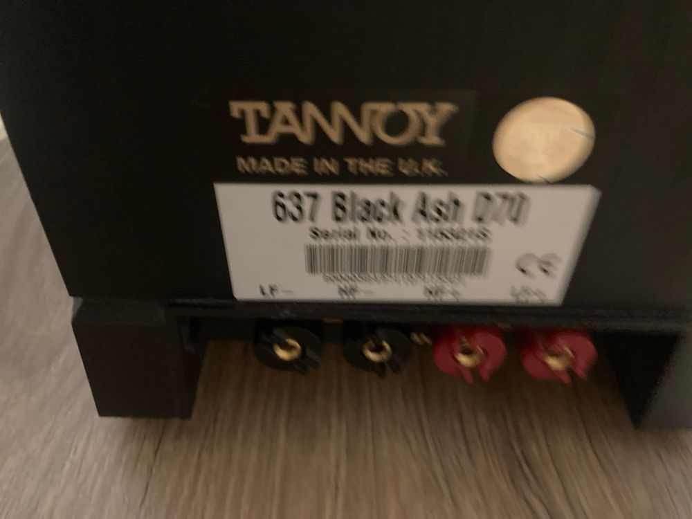 Tannoy 637 black asch D70
